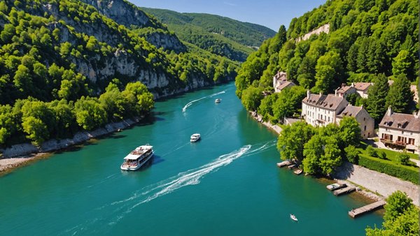 Les meilleures destinations pour le tourisme fluvial en France