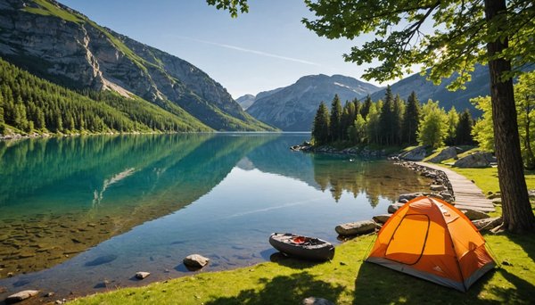 Les lieux incontournables pour camper près du lac de sainte croix
